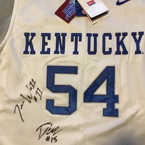 John Wall & Demarcus Cousins Signed Kentucky UK